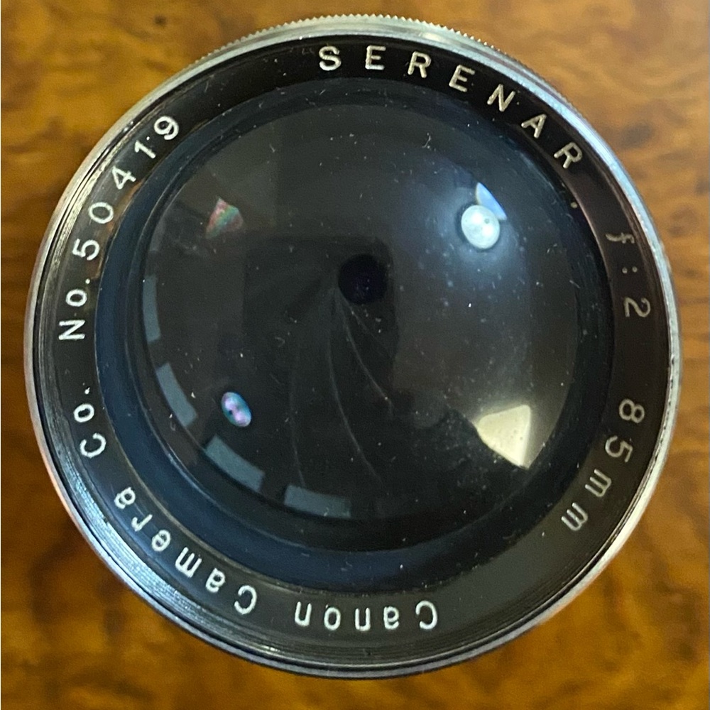 Canon serenar camera lens made in Leica thread mount